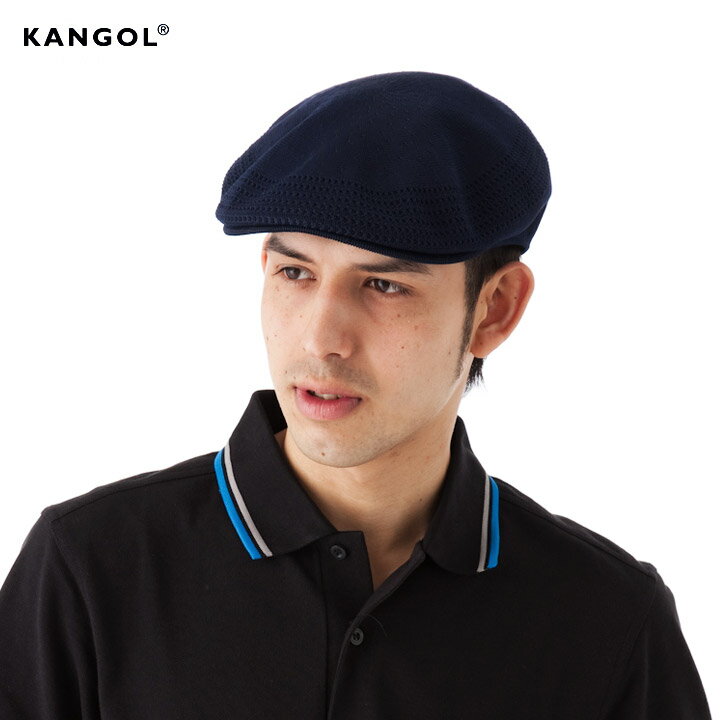 [ 帽子 ] カンゴール ハンチング トロピック 504 ベントエア ネイビー KANGOL TROPIC 504 VENTAIR NAVY [ ぼうし ハンチング帽 夏 メッシュ 大きい サイズ メンズ レディース 男性用 女性用 男女兼用 ゴルフ ] 送料無料 【R】