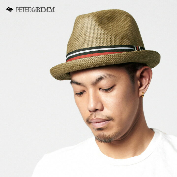 ピーターグリム ハット ブラウン PETER GRIMM HAT DEPP BROWN [ 帽子 ヘッドギア 麦わら 麦わら帽子 ストローハット 中折れ ピーター グリム PETERGRIMM 大きいサイズ メンズ レディース ゴルフ 夏 ] 送料無料 【R】レビューで 送料無料 ★[ 帽子 中折れ ストロー ハット]