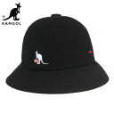 カンゴール バケットハット カジュアル マスコット ブラック KANGOL 帽子 メンズ レディース