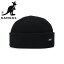カンゴール WOOL DOCKER ブラック KANGOL ぼうし ブランド おしゃれ 無地 シンプル メンズキャップ レディースキャップ メンズ帽子 レディース帽子 秋 冬 秋冬 秋冬用 防寒 暖かい 黒 メンズレディースキャップ