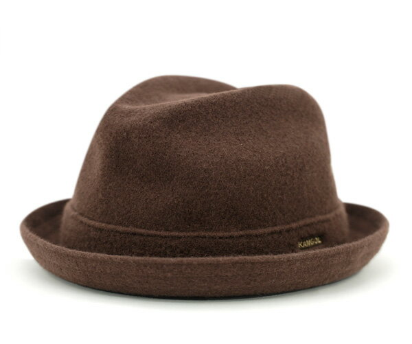 カンゴール ハット ウールプレーヤー タバコ KANGOL WOOL PLAYER TOBACCO [ 帽子 ヘッドギア 中折れ 中折れハット ウールハット 大きいサイズ メンズ レディース ゴルフ 男女兼用 ]