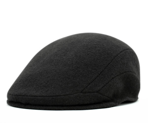 カンゴール ハンチング ウール 507 ブラック [ ウールハンチング 帽子 ] KANGOL WOOL 507 BLACK [ 帽子 ハンチング帽 ハンチングキャップ ヘッドギア 大きいサイズ メンズ レディース ゴルフ 男女兼用 ]レビューで 送料無料 ★ [ ハンチング 帽子 ]