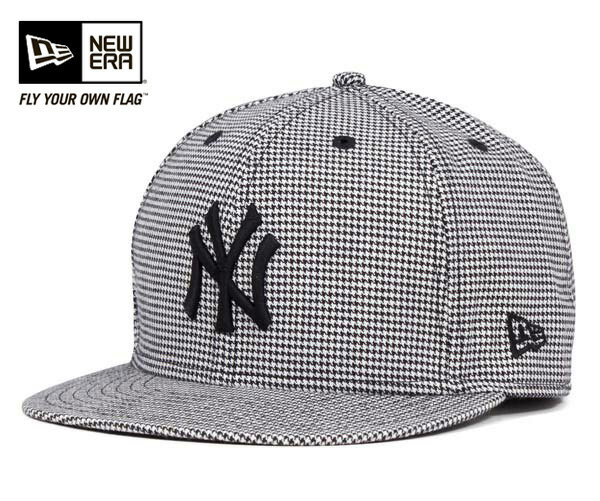 ニューエラ キャップ ニューヨーク ヤンキース ハウンドトゥース NEWERA NEW YORK YANKEES HOUNDSTOUTH [ 帽子 メンズ ヘッドギア チェック new era cap ニューエラキャップ newera キャップ NY 大きいサイズ ] 送料無料 【R】