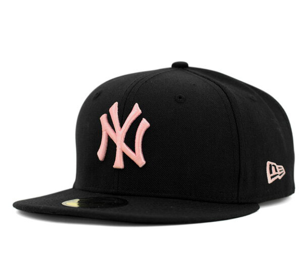 ニューエラ ヤンキース ブラック/ピンク NEWERA NEW YORK YANKEES BLACK/PALE PINK [ NEW ERA ニューエラキャップ NY キャップ CAP ヘッドギア MLB 大きいサイズ　メンズ ] 送料無料 【R】レビューで 送料無料 ★ NEWERA ニューエラ正規店 [ NEW ERA キャップ 帽子 ]