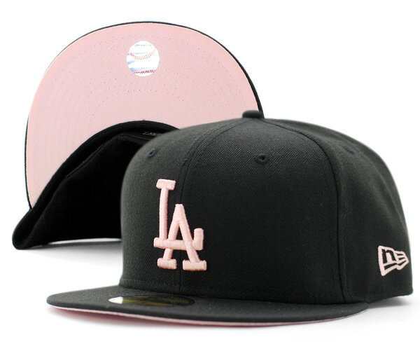 ニューエラ ロサンゼルスドジャース ブラック / ピンク NEWERA LOS ANGELES DODGERS BLACK [ 帽子 メンズ キャップ ヘッドギア new era cap ニューエラキャップ newera キャップ LA 大きいサイズ ] 送料無料 【R】