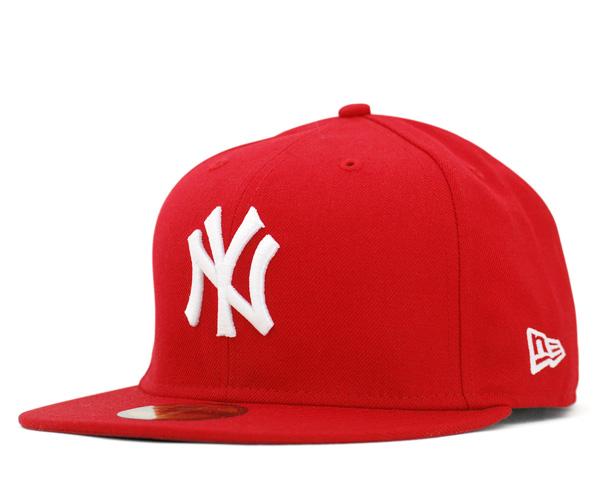 ニューエラ ヤンキース レッド/ホワイト NEWERA NEW YORK YANKEES RED/WHITE [ NEW ERA ニューエラキャップ NY キャップ CAP ヘッドギア MLB 大きいサイズ メンズ MLB ] 送料無料 【R】