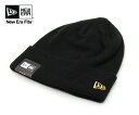 ニューエラ ニットキャップ カフ ブラック NEWERA TOQ CUFF KNIT BLACK [ 帽子 ニット キャップ ニット帽 new era cap ニューエラキャップ newera キャップ ]