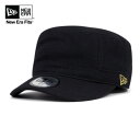 ニューエラ キャップ ミリタリーキャップ ワークキャップ メルトン シリーズ ブラック NEWERA WM-01 MELTON SERIES BLACK [ 帽子 ワーク ミリタリー work new era cap ニューエラキャップ newera キャップ 大きいサイズ メンズ レディース ゴルフ ]