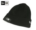 ニューエラ NEW ERA ニット帽 ベーシックカフ ブラッ...