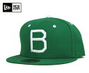 NEW ERA(ニューエラ) 59FIFTY キャップ クーパーズタウン MLB ブルックリン ドジャース ダークグリーン 帽子 メンズ レディース ベースボールキャップ