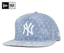 ニューエラ スナップバック キャップ スタリー デニム ニューヨークヤンキース ブルー 帽子 NEW ERA 9FIFTY SNAPBACK CAP STARRY DENIM NEW YORK YANKEES BLUE 帽子 メンズ