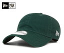 NEW ERA(ニューエラ) 9TWENTY キャップ ウォッシュドコットン ダークグリーン | STRAPBACK CAP WASHED COTTON DARK GREEN | 帽子 メンズ ローキャップ ストラップバック m09-9twenty 【UN-】