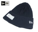 ポイント10倍 NEW ERA(ニューエラ) ニット帽 ミリタリー パッチ ネイビー | MILITARY KNIT CAP PATCH NAVY | 帽子 メンズ ニットキャップ ビーニー 【UN-】