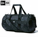 【ノベルティープレゼント対象】 NEW ERA(ニューエラ) ドラムダッフルバッグ 40L ウッドランドカモブラック ブラック カモフラ 迷彩柄 NEWERA バッグ メンズ レディース 送料無料