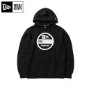 ニューエラ パーカー バイザーステッカー ブラック NEW ERA アパレル 長袖 スウェット プルオーバー メンズパーカー レディースパーカー ブランド おしゃれ ストリート 秋冬 シンプル 大きいサイズ 黒
