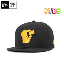 ニューエラ キッズ ポケモン コラボ スナップバックキャップ 9FIFTY シルエット ピカ