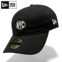 オンスポッツ別注 ニューエラ キャップ サイズ調整 9TWENTY CITY LOGO MINI NYC ブラック NEW ERA 帽子 メンズキャップ レディースキャップ newera 黒 ニューエラキャップ メンズ帽子 レディース帽子 無地 ブランド ストリート ぼうし ローキャップ