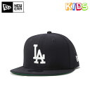 ニューエラ キッズ キャップ スナップバック 9FIFTY MLB ロサンゼルス ドジャース ネイビー NEW ERA YOUTH ぼうし ニューエラキャップ ブランド 秋冬 おしゃれ ストリート キッズキャップ キッズ帽子 野球 メジャーリーグ