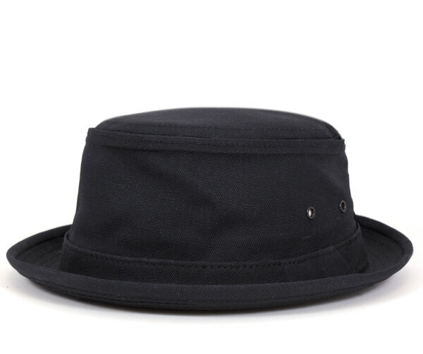 ニューヨークハット キャンバス スティンジー ブラック NEW YORK HAT CANVAS STINGY BLACK [ 帽子 �