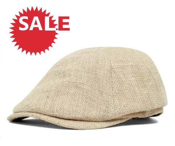 SALE セール [20%OFF] グレース ハット レディース ハンチング ナチュラル GRACE HATS LADIES JACKSON HUNTING LINEN NATURAL [ リネン ハンチング帽 GRACEHATS 帽子 ] 【返品・交換対象外】