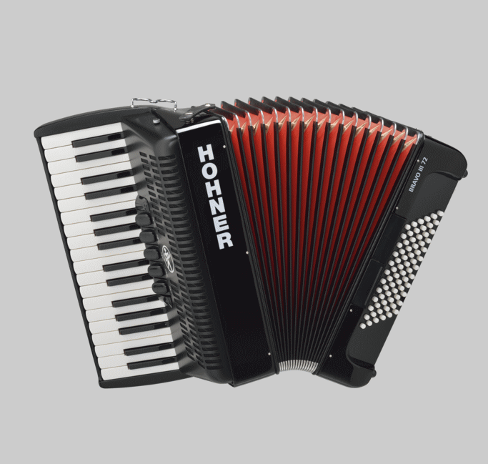 Hohner アコーディオン [ピアノキー]Bravo III 72...:ontai:10008458