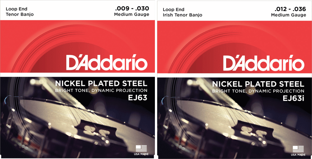 D'Addario　4弦テナー・バンジョー弦　EJ63...:ontai:10006933