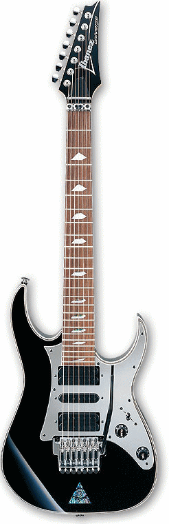 【送料無料】アイバニーズ　エレキギター STEVE VAIモデル UV777P BK