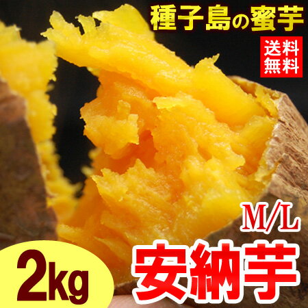 安納芋M/L(2kg)種子島産 サツマイモ さつま芋 蜜芋 送料無料...:ookiniya:10000302
