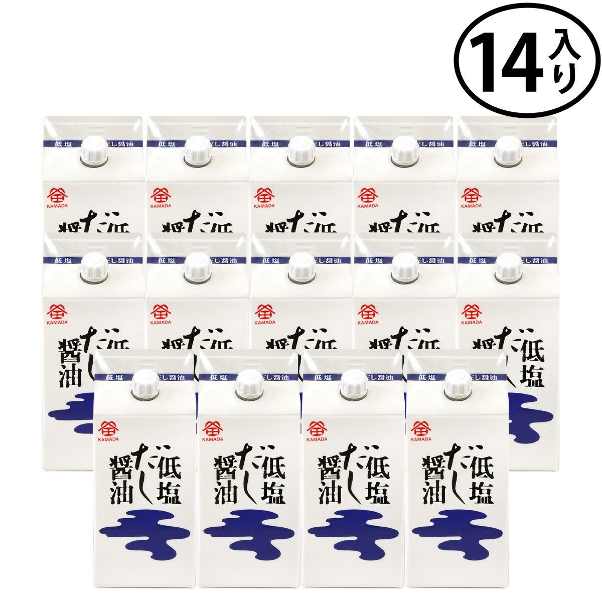 【鎌田醤油】　低塩だし醤油　14本入り （塩分8％） 200ml 【母の日ギフト】【楽ギフ…...:oomoriya-m:10000402