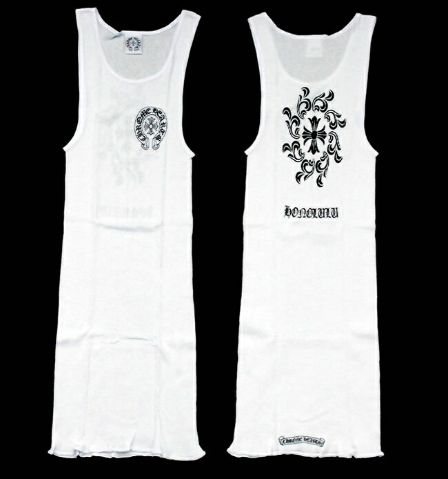 クロムハーツ / CHROME HEARTS◆ホノルル限定◆メンズ　タンクトップ◆Mサイズ◆ホワイト【あす楽対応】【正規品】【smtb-TD】【yokohama】【YDKG-td】