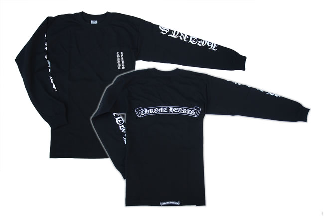 クロムハーツ　CHROME HEARTS ◆メンズ長袖TシャツロングTシャツ◆ブラック【正規品】【yokohama】【駅伝_セー ル】