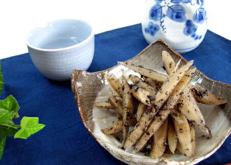 ごま好きさんにはたまりません!黒ごまがホントにたっぷり♪【体に優しいお漬物】黒ごまゴボウ漬250g10P16Mar09