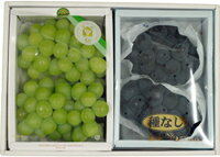 【お中元】マスカット1kg【岡山】+種無し巨峰800g【福岡】【送料無料】