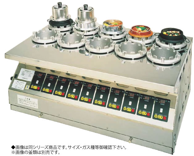 マイコン式全自動釜めし炊飯機タイテックス TDMWS-10型 (ガス種：プロパン) LPガス