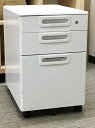 デスクワゴン 事務ワゴン サイドワゴン 袖机 脇机 3段【中古オフィス家具】【中古】