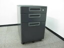 デスクワゴン 事務ワゴン サイドワゴン 袖机 脇机 3段【中古オフィス家具】【中古】