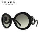 【訳あり】プラダ サングラス アジアンフィット PRADA PR27NSA 1AB3M1 55サイズ ラウンド レディース 新品