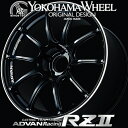 ADVAN Racing RZ2 RZII for VW/AUDI/MERCEDES アルミホイール 18×7.5J 5/112 +48 M14 レーシンググロスブラック&リング