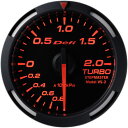 デフィ メーター レーサーゲージ (Racer Gauge) Φ52 レッド ターボ計 送料無料