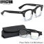 【エフェクター】 (EFFECTOR) メガネ 伊達メガネセットPHASE SHIFTER BK2 48サイズフェイズシフター BOSS ボス コラボ 日本製 UVカット仕様 伊達メガネレンズ付EFFECTOR メンズ レディース