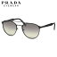 プラダ PRADA サングラスPR62TS 1AB4S1 54サイズボストン 異素材 ミックス モード ツーブリッジ ダブルブリッジ ノーブルプラダ PRADA メンズ レディース