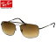 Ray-Ban レイバン サングラスRB3560 004/51 58サイズ 61サイズCOLONEL コロネル 大佐 ツーブリッジ ダブルブリッジ ブラウンレンズレイバン RayBan メンズ レディース