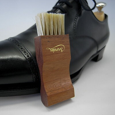 Saphir Noir(サフィール ノワール) アプライブラシ靴磨き　靴クリーム　塗布