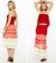ジェンズパイレーツブーティー(Jen's Pirate Booty)2Wayマキシスカート/ベアトップワンピース(VOYAGER MAXI SKIRT/レッドタイダイ)【あす楽対応_関東】