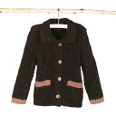 ベアフットドリームス(Barefoot Dreams)キッズ用カーディガン/エスプレッソ×ビーチウッド(2~5才サイズ)【正規品】【あす楽対応_関東】02P28Sep16【楽ギフ_包装】【あす楽_土曜営業】