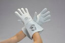 ショッピング革 エスコ (ESCO) [XL] 手袋(溶接用・鹿革) EA353AT-23
