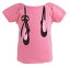 トランペット(Trumpette)バレエシューズ柄だまし絵ベビーTシャツ/TEE BALLERINA(0〜2才)【あす楽対応_関東】