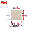 本棚 オーダー 扉付 大容量 書棚【送料無料】オーダーマルチラック 奥行40cm 高さ60cm 幅45〜70cm【標準タイプ】【オーダー本棚 本収納 シンプル 頑丈 棚 書庫 ラック オープンラック ファイル 書類 カタログ レコード 収納】