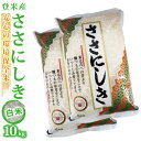 【宮城県登米産 白米 精米 精白米】令和元年度 ささにしき:10kg(5kg×2) ★環境保全米★ 食味鑑定士のお墨付き!送料無料(沖縄・離島を除く)