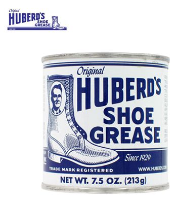 HUBERD'S ヒューバーズ 松脂と蜜蝋をベースとした固形オイル『SHOE GREASE 7.5oz』【アメカジ・メンテナンス】HUB-SG